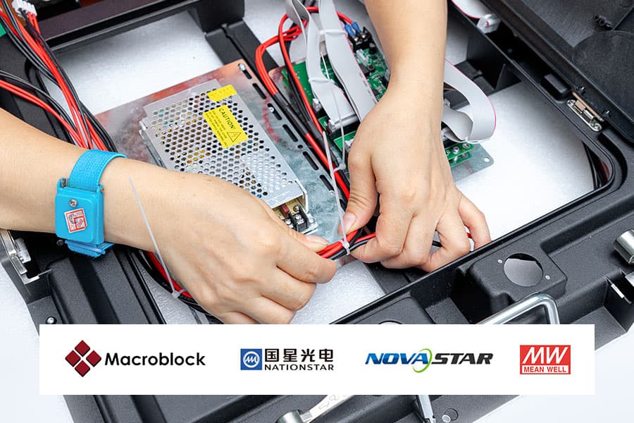High-quality LED display raw materials